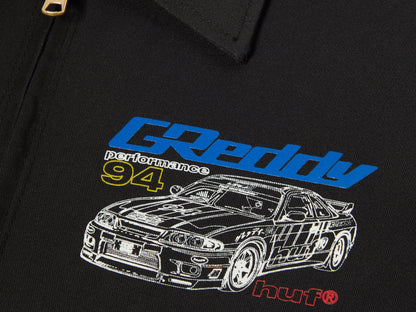 GReddy HUF x GReddy Diagram Work Jacket - Black