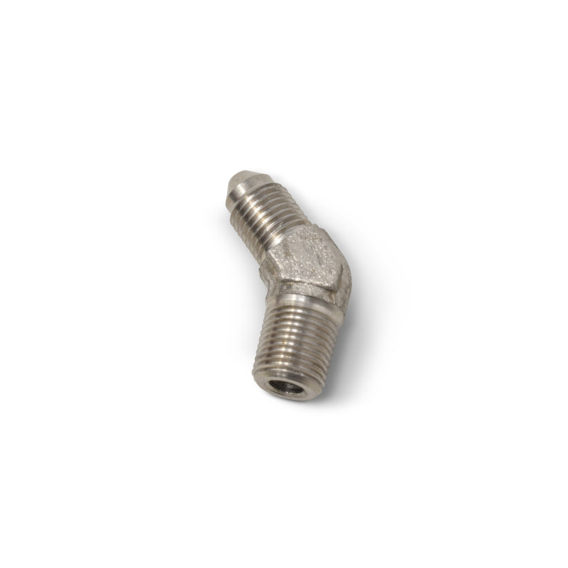 Russell -3 AN 1/8 Inch NPT Pipe Male 45° Brake Adapter Fitting - Endura 642931 Photo - out of package