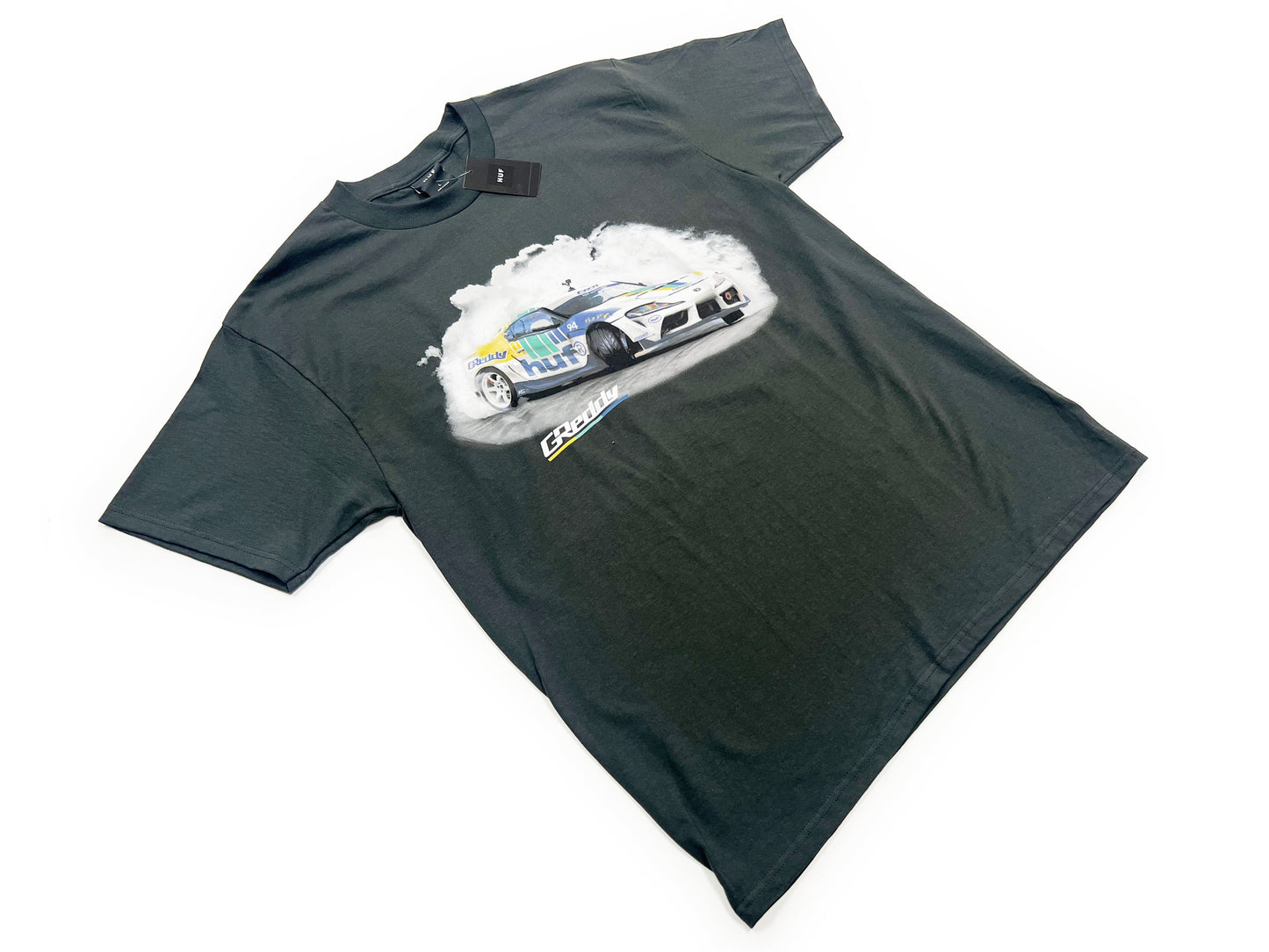 GReddy HUF x GReddy Racing Performance (oversized) Tee - Washed Black