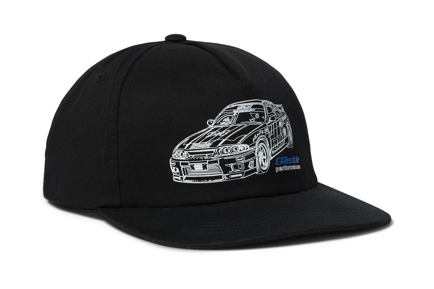 GReddy HUF x GReddy Diagram Snapback Hat - Black