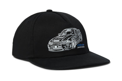 GReddy HUF x GReddy Diagram Snapback Hat - Black