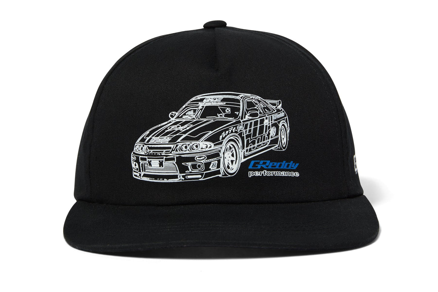 GReddy HUF x GReddy Diagram Snapback Hat - Black