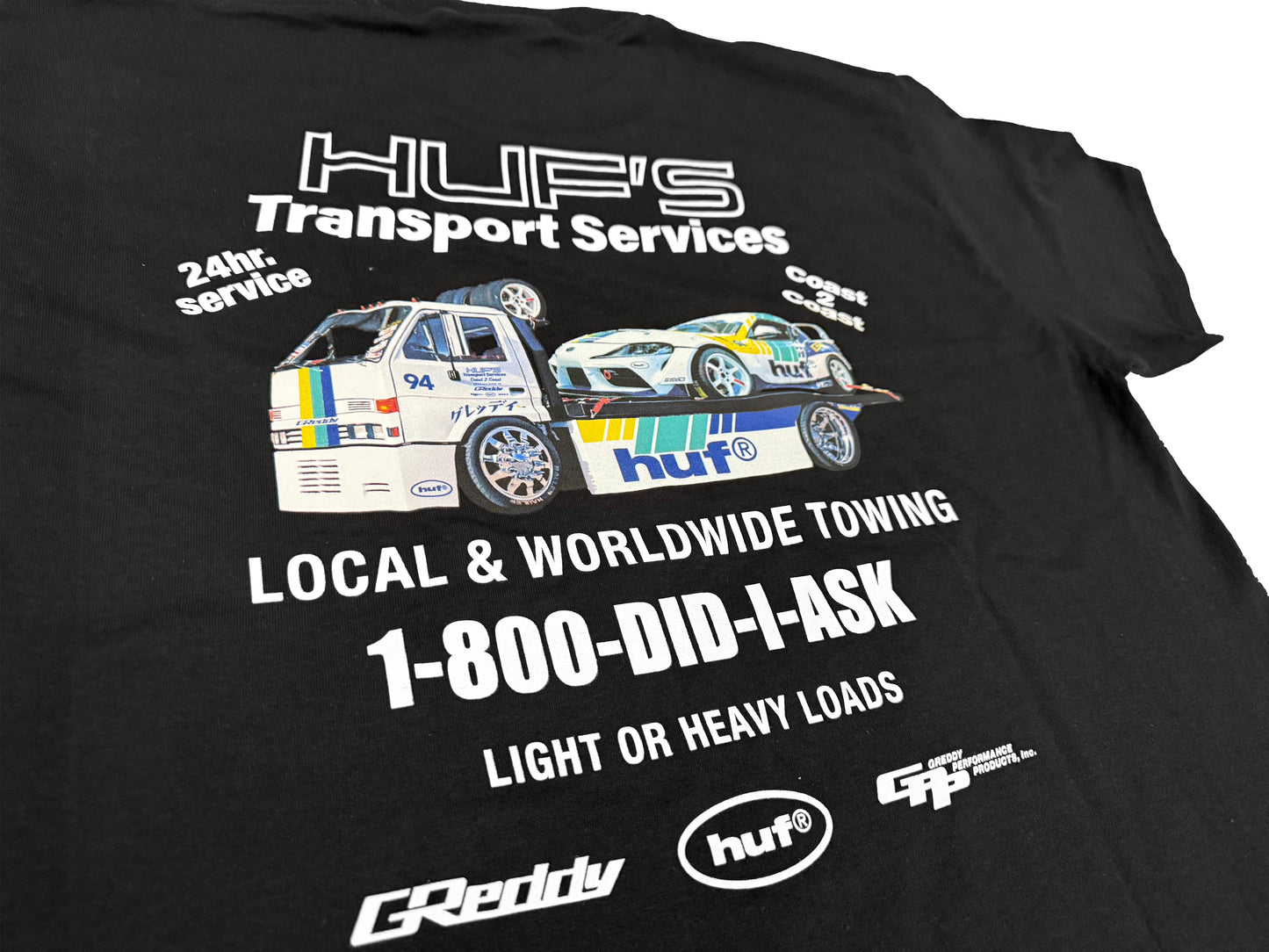GReddy HUF x GReddy Tow S/S Tee - Black