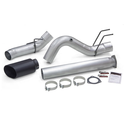 Banks Power 2017 Ford 6.7L 5in Monster Exhaust System - Single Exhaust w/ Black Tip 49795-B 49795-B Photo - Primary