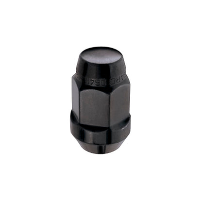McGard Hex Lug Nut (Cone Seat Bulge Style) 1/2-20 / 3/4 Hex / 1.45in. Length (4-pack) - Black 64029 64029 Photo - Primary