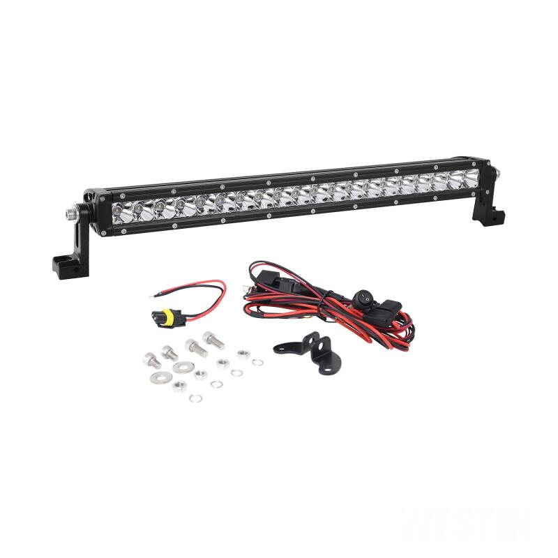 Westin Xtreme LED Light Bar Low Profile Single Row 20 inch Flex w/5W Cree - Black 09-12270-20S 09-12270-20S Photo - Unmounted