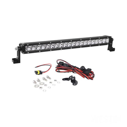 Westin Xtreme LED Light Bar Low Profile Single Row 20 inch Flex w/5W Cree - Black 09-12270-20S 09-12270-20S Photo - Unmounted