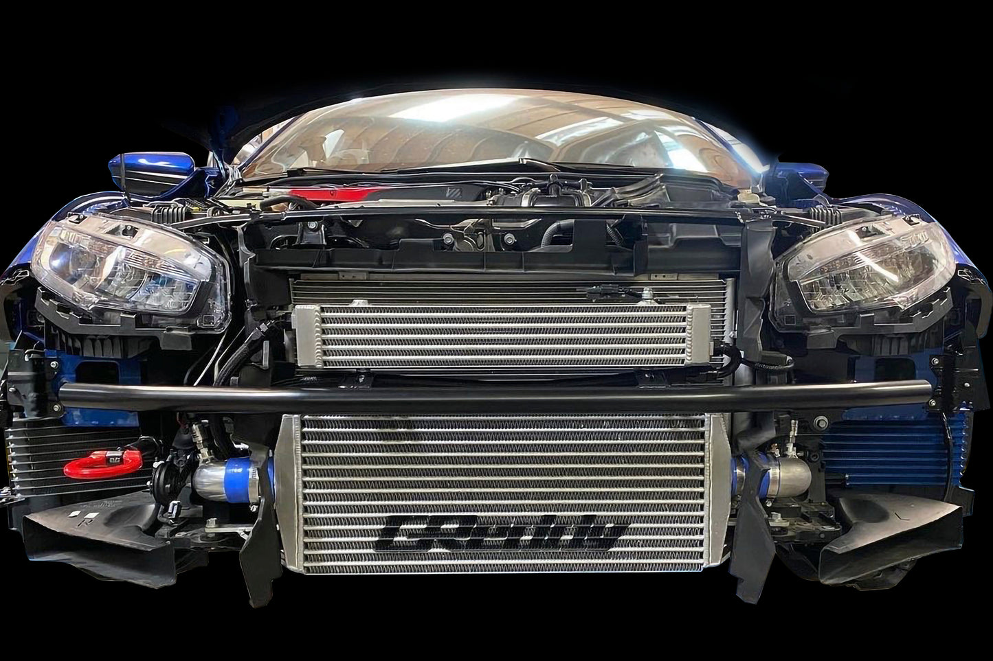 GReddy FRONT BUMPER BAR CTR FK8 2017-21 - BLK - () 14258003