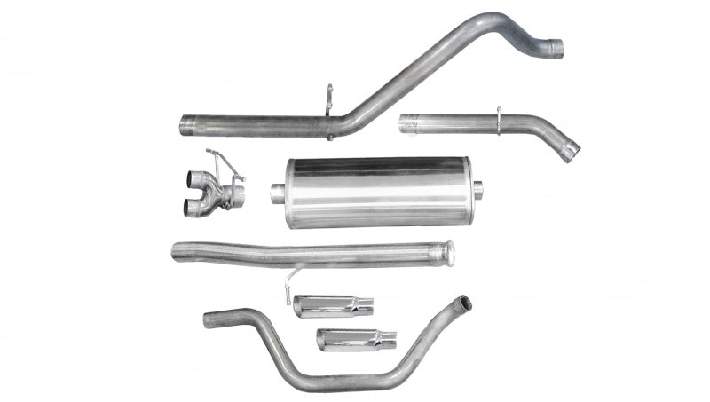 Corsa Performance 10-13 Chevrolet Silverado Ext. Cab/Std. Bed 1500 4.8L V8 Polished Spor 24907 Photo - Primary