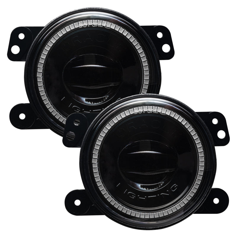 ORACLE Lighting Oracle Jeep Wrangler JK/JL/JT High Performance W LED Fog Lights - Red 5846-003 5846-003 Photo - Mounted