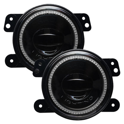 ORACLE Lighting Oracle Jeep Wrangler JK/JL/JT High Performance W LED Fog Lights - Blue 5846-002 5846-002 Photo - Mounted