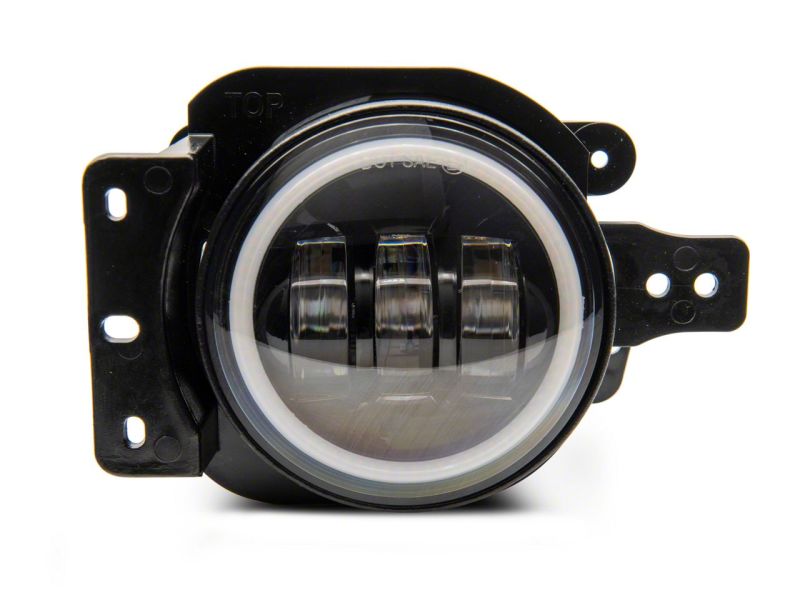 Raxiom 07-23 Jeep Wrangler JK & JL 20-23 Jeep Gladiator JT Axial Series LED Fog Lights w/ Halo J142669 J142669 Photo - Close Up