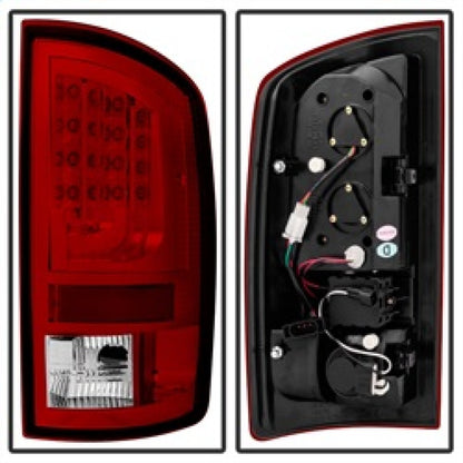 Spyder Dodge Ram 07-08 1500 Version 2 LED Tail Lights - Red Clear ALT-YD-DRAM06V2-LED-RC 5081971 5081971 Photo - Unmounted