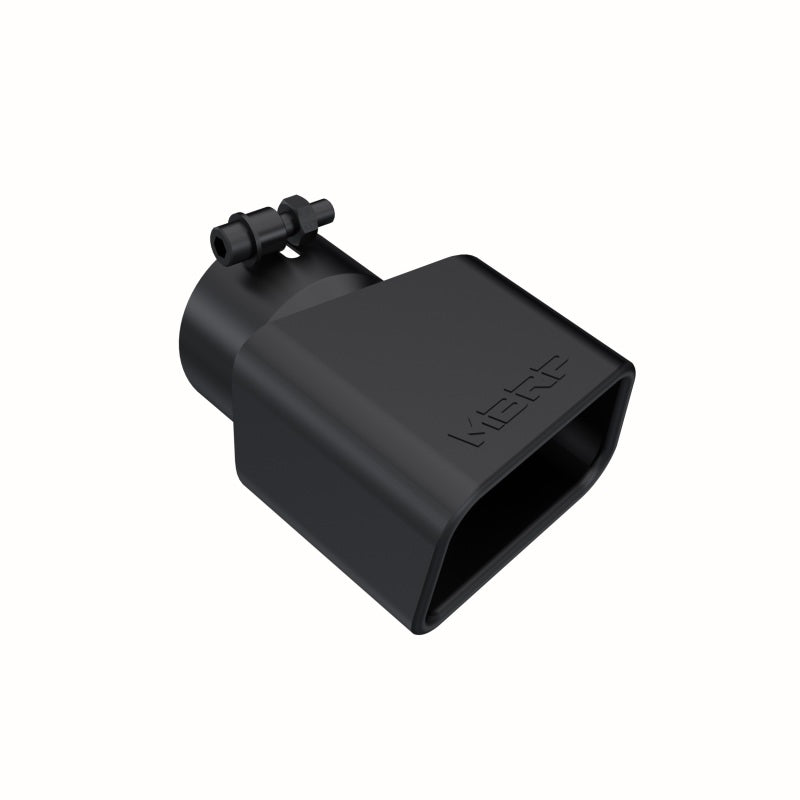 MBRP Universal Tip 4.75inx 3in Rectangle Angled Cut 3in O.D T5120BLK Photo - Primary