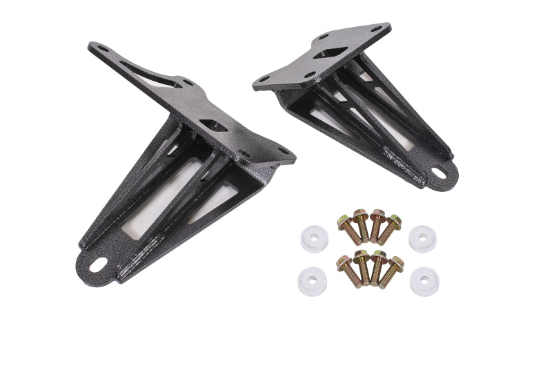 BMR 11-17 S197 Mustang Motor Mount Brackets - Black Hammertone MM008H MM008H Photo - Primary