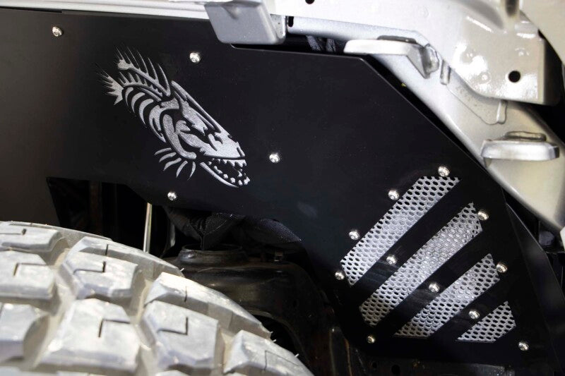 Fishbone Offroad 2018+ Jeep Wrangler/Gladiator - Black Powdercoat Front Inner Fenders FB33193F FB33193F Photo - lifestyle view