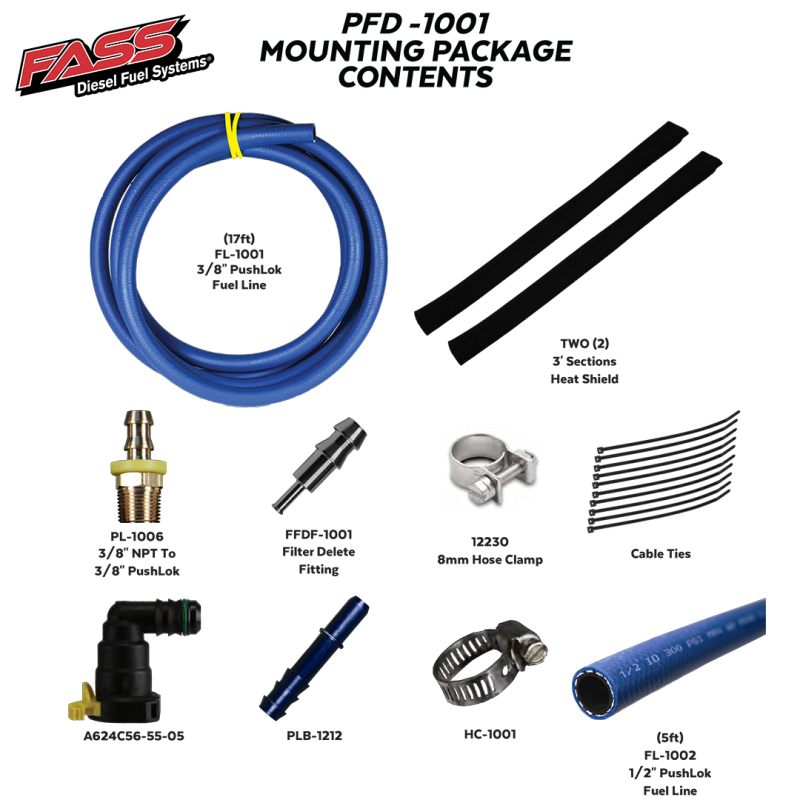 FASS Fuel Systems FASS 11-19 Ford Powerstroke Filter Delete Kit PFD-1001 PFD1001 PFD1001 User 1