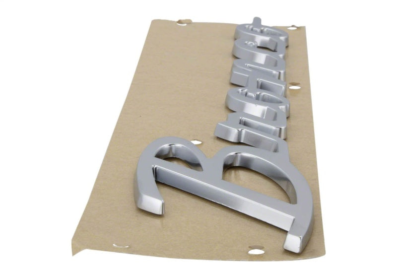 Ford Racing 21-23 Bronco Script Fender Badge - Silver M-1447-BSS M-1447-BSS Photo - Unmounted