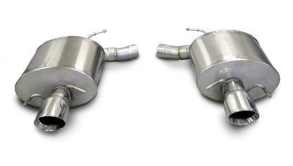 Corsa Performance 09-13 Cadillac CTS Sedan V 6.2L V8 Polished Sport Axle-Back Exhaust 14941 Photo - Primary