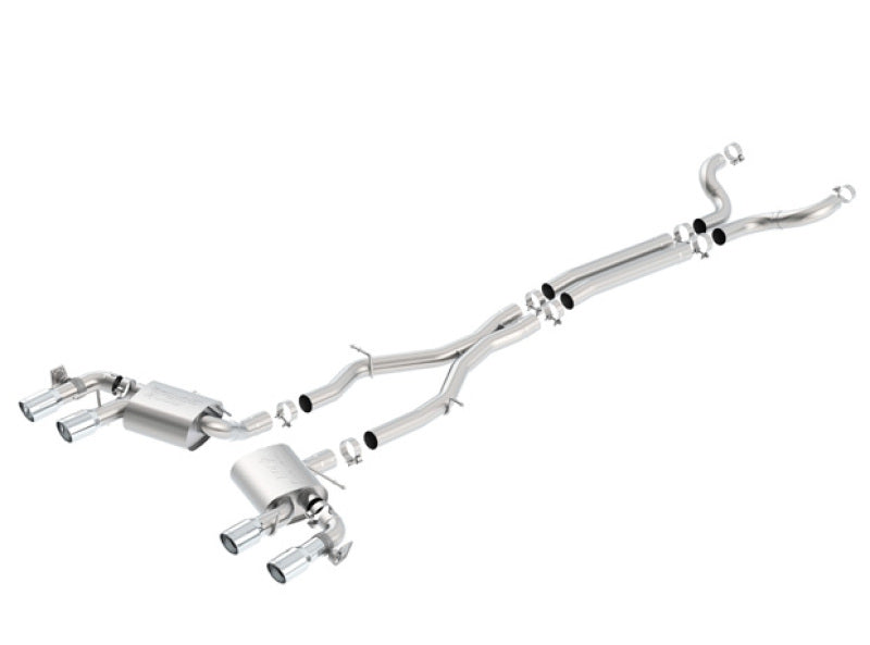 Borla 2017+ Chevy Camaro ZL1 6.2L S-Type Catback Exhaust w/ Dual Split Rear Exit 140726 140726 Photo - Primary