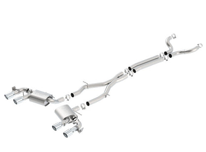 Borla 2017+ Chevy Camaro ZL1 6.2L S-Type Catback Exhaust w/ Dual Split Rear Exit 140726 140726 Photo - Primary