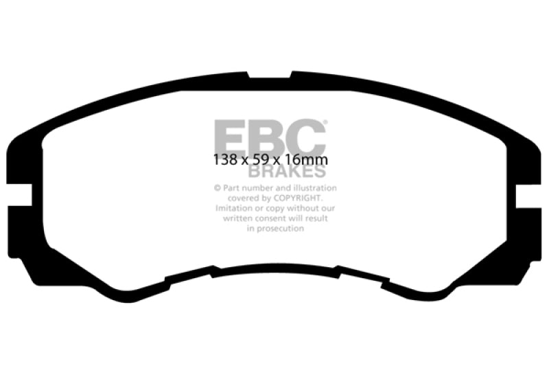 EBC Disc Brake Pad Set DP4973R Photo - Primary