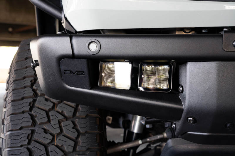 DV8 Offroad 21-22 Ford Bronco Factory Bumper Pocket Light Mount (Pair) 3in LED Pod Lights LBBR-05 LBBR-05 Photo - Close Up
