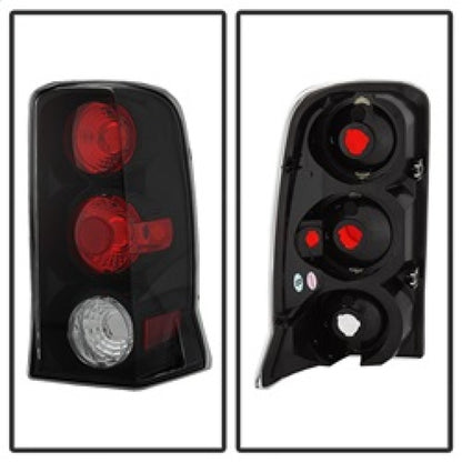 Spyder Cadillac Escalade SUV (Not EXT)02-06 Euro Style Tail Lights Black ALT-YD-CE02-BK 5001597 5001597 Photo - Unmounted