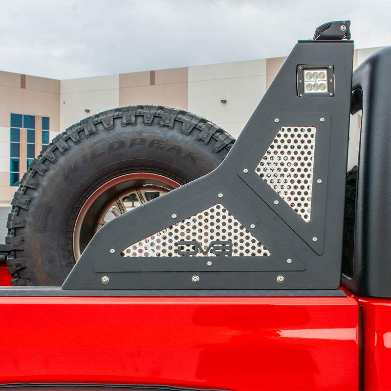 DV8 Offroad 2019+ Jeep Gladiator Bolt On Chase Rack RRGL-01 RRGL-01 Photo - Mounted