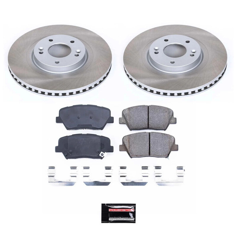 PowerStop Power Stop 14-20 Kia Sorento Front Semi-Coated Rotor Kit SC7064 SC7064 Photo - Primary