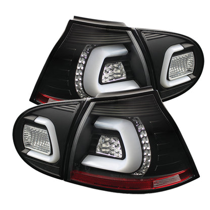 Spyder Volkswagen Golf V 06-09 LED TURN SIGNAL LED Tail Lights Black ALT-YD-VG03-LED-BK 5073792 5073792 Photo - Primary