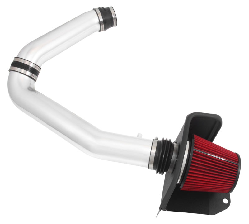 Spectre 11-15 Jeep Grand Cherokee V6-3.6L F/I Air Intake Kit - Polished w/Red Filter 9020 9020 Photo - Primary