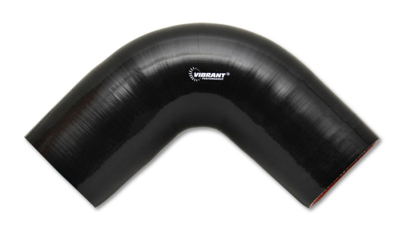 Vibrant 90 Degree Silicone Elbow 3.125in ID x 3.50in Leg Length - Black 27932 27932 Photo - Primary