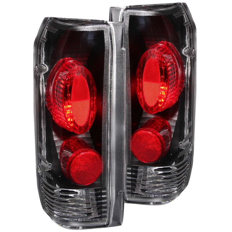 Anzo Black Euro Tail Lights 1989-1996 Ford F150 / 1989-1996 Ford F250 211062 Photo - Primary