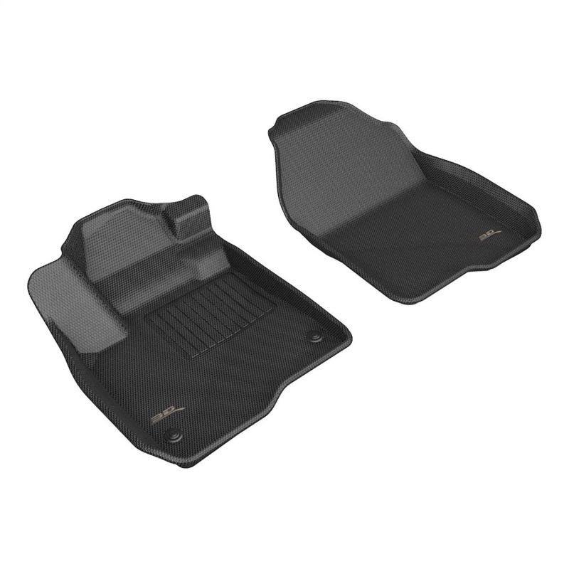 3D MAXpider ACE Kagu - Front - Black Floor Mats Floor Mats - Rubber main image