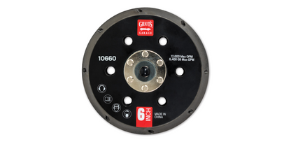 Griots Garage 6in Vented Orbital Backing Plate (G9) 10660 10660 User 1