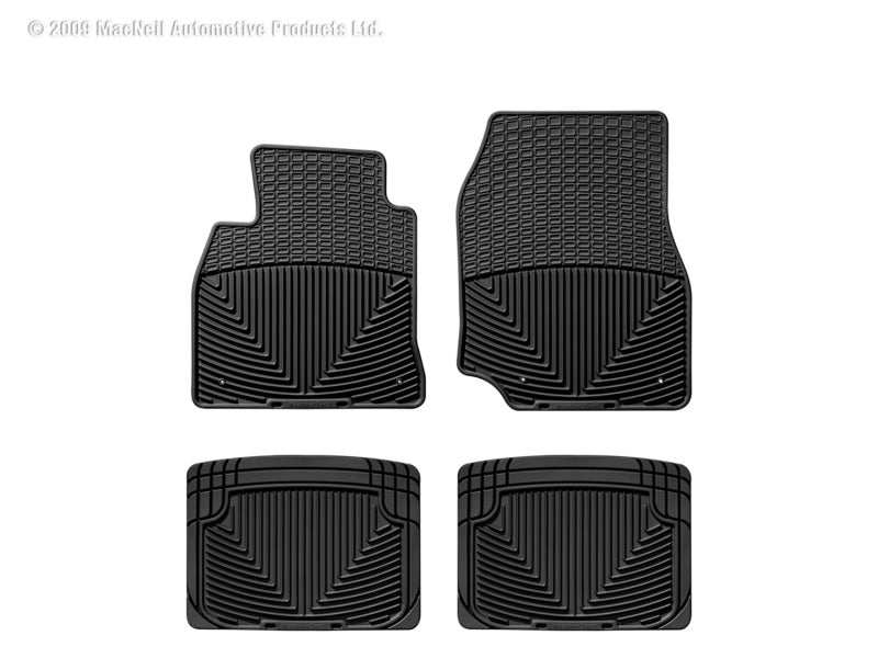 WeatherTech WT Rubber Mats - Rear - Blk Floor Mats Floor Mats - Rubber main image