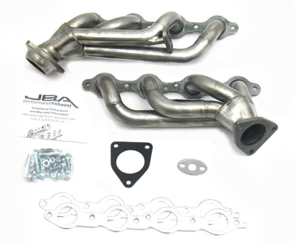 JBA 99-01 GM Truck 4.8L/5.3L LS w/o A.I.R. w/EGR 1-5/8in Primary Raw 409SS Cat4Ward Header 1850S 1850S Photo - Primary