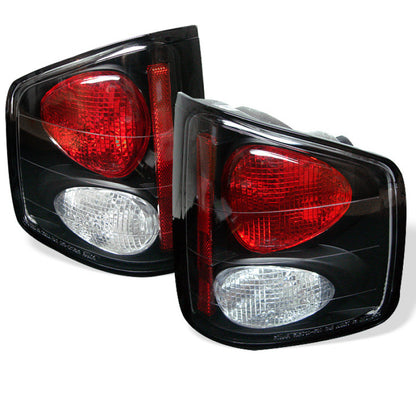 Spyder Chevy S10 94-04/GMC Sonoma 94-04/Isuzu Hombre 96-00 Euro Tail Lights Blk ALT-YD-CS1094-BK 5001887 5001887 Photo - Primary