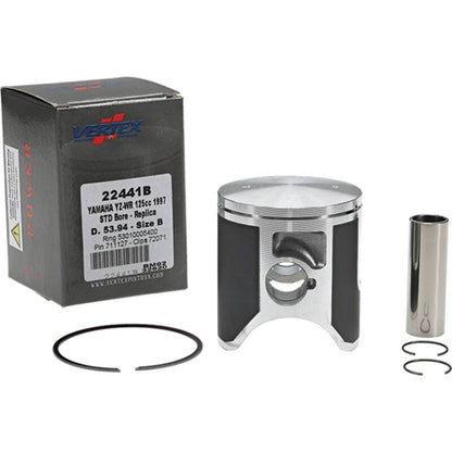 Vertex Pistons Vertex Piston 1997 Yamaha YZ 125 125cc Cast Replica Piston Kit 22441B 22441B Photo - Primary