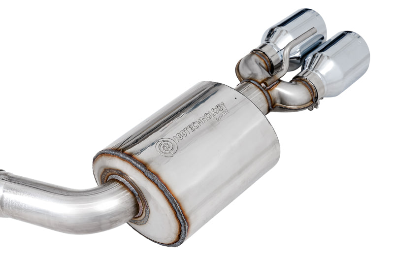 AWE Tuning 2015+ Dodge Challenger 6.4L/6.2L Non-Resonated Touring Edition Exhaust - Quad Silver Tips 3020-42074 3020-42074 Photo - Close Up