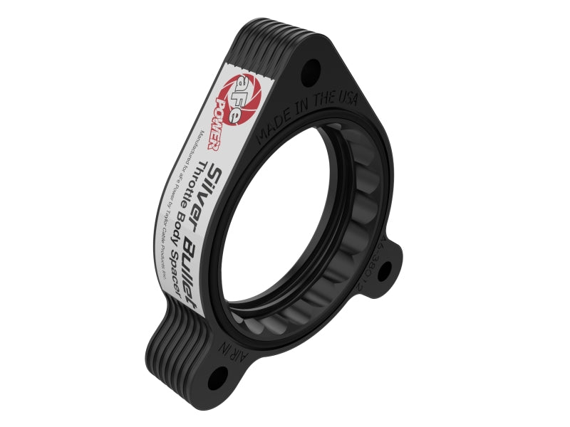 aFe Silver Bullet Throttle Body Spacer 19-21 Toyota Corolla L4 2.0L - Black 46-38012B 46-38012B Photo - Unmounted