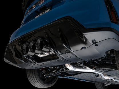 AWE Tuning 2023 Honda Civic Type R FL5 Touring Edition Exhaust w/ Triple Diamond Black Tips 3015-53287 3015-53287 Photo - Mounted