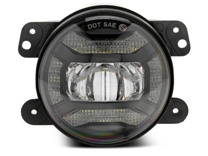 Raxiom 07-18 Jeep Wrangler JK Axial Series 4-In LED Fog Lights- Clear J167046 J167046 Photo - Close Up