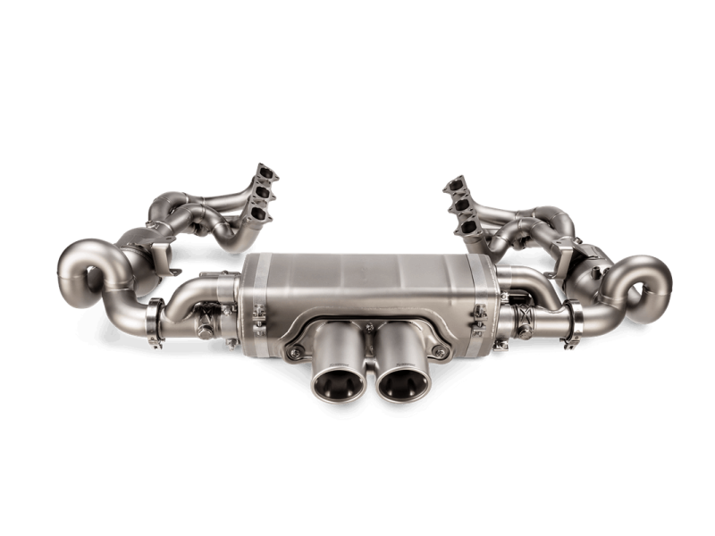 Akrapovic 21-22 Porsche 911 GT3 (992) Slip-On Race Line (Titanium) w/Titanium Tips S-PO/TI/23