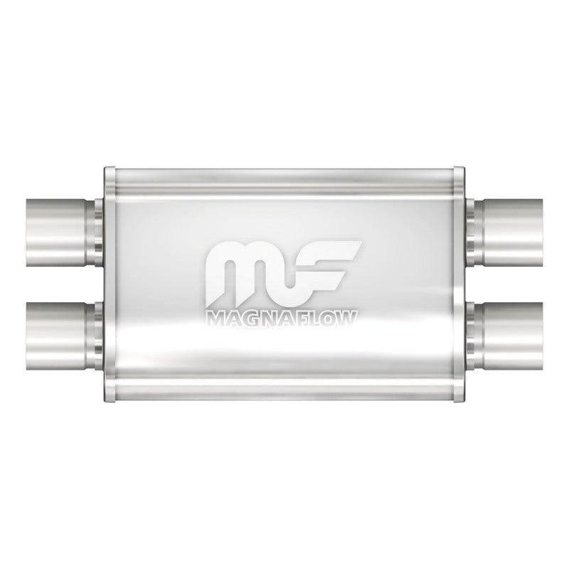 MagnaFlow 4" X 9" Oval Dual/Dual Straight Through Performance Muffler 11378 Photo - Primary