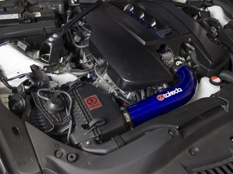 aFe Takeda Stage-2 Pro DRY S Cold Air Intake System: Lexus RC F 15-16 V8-5 TR-2017L-D Photo - Mounted
