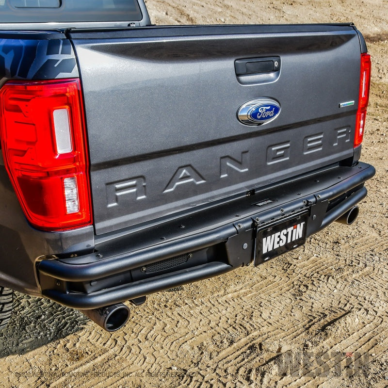 Westin 19-20 Ford Ranger Outlaw Rear Bumper - Textured Black 58-81085 58-81085 Photo - Mounted