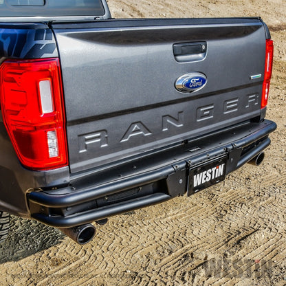 Westin 19-20 Ford Ranger Outlaw Rear Bumper - Textured Black 58-81085 58-81085 Photo - Mounted