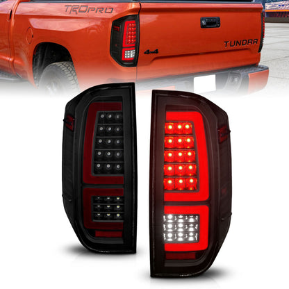 ANZO 2014-2021 Toyota Tundra LED Taillights Black Housing/Smoke Lens 311437 311437 Photo - Primary